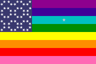 Faerie Argyle Rainbow Flag